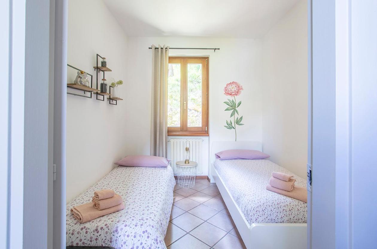 Villa L'Acero Rosso - Giardino Privato E Box Auto Menaggio Exterior foto